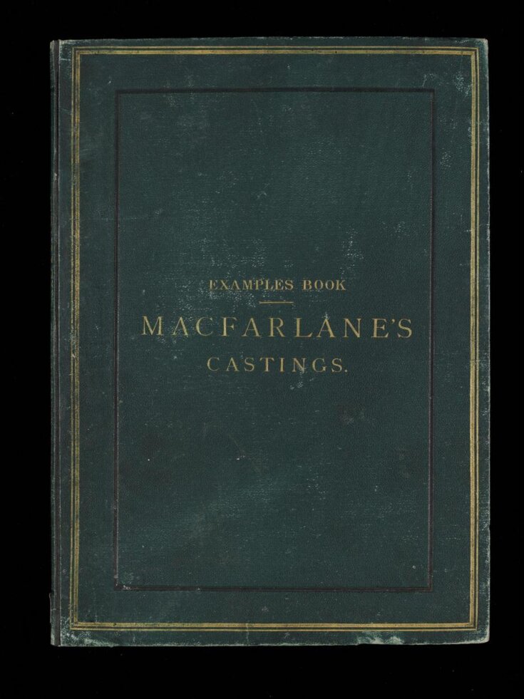 Examples book of MacFarlane's castings top image