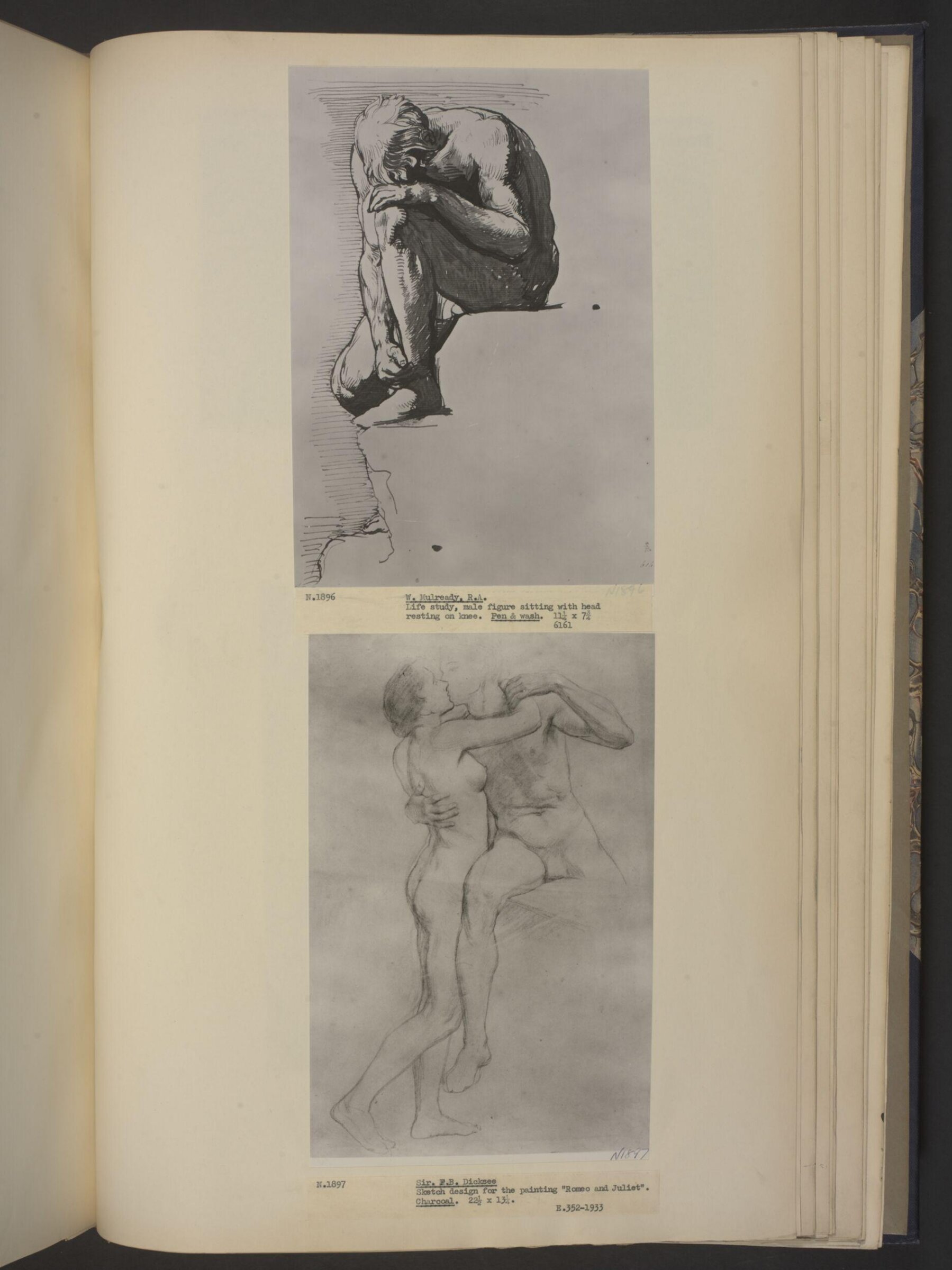 Drawing, Francis Bernard Dicksee, 1880-84