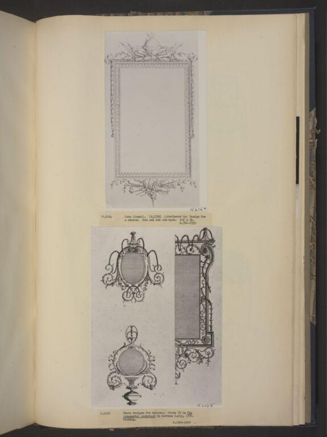 Matthias Darly, The ornamental architect, or young artists instructor: consisting of the five orders, drawn by aliquot parts, with their embellishments & c elegantly engrav'd on (102) folio plates