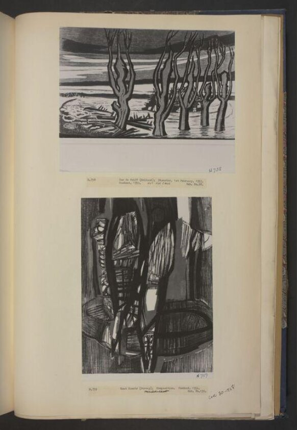 Composition (ca.1956) by Carl Friedrich von Rumohr