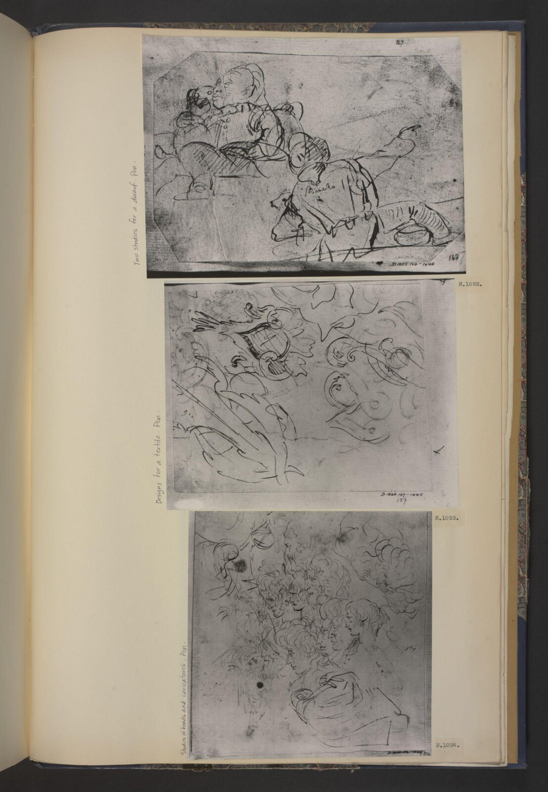 Two studies for a dwarf, Giovanni Battista Tiepolo, mid 18th century