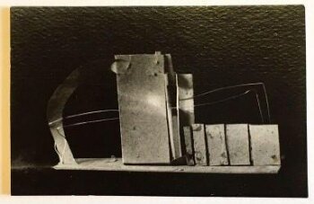 Photograph, numbered ‘IV-5-22’, of student model for the ‘Space’ course at Vkhutemas (Higher State Artistic Technical Studios), Moscow, Russia, c.1922-23