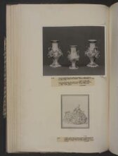 Vase Duplessis à fleurs balustre rocaille thumbnail 2