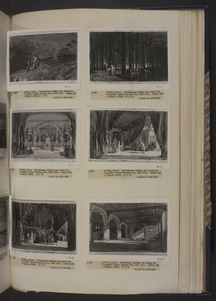 Preliminary studies for scenes in Macbeth top image