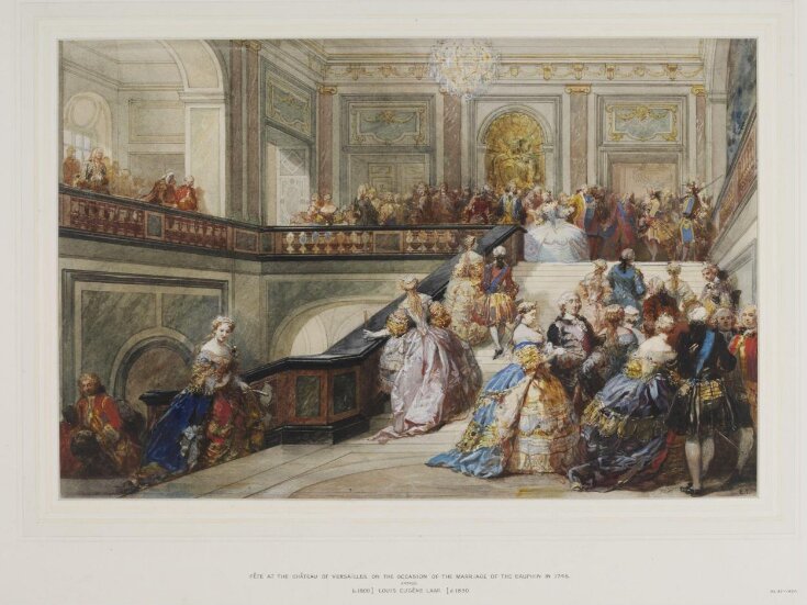 Fete at the Chateau de Versailles in 1745 on the occasion of the marriage of the Dauphin top image