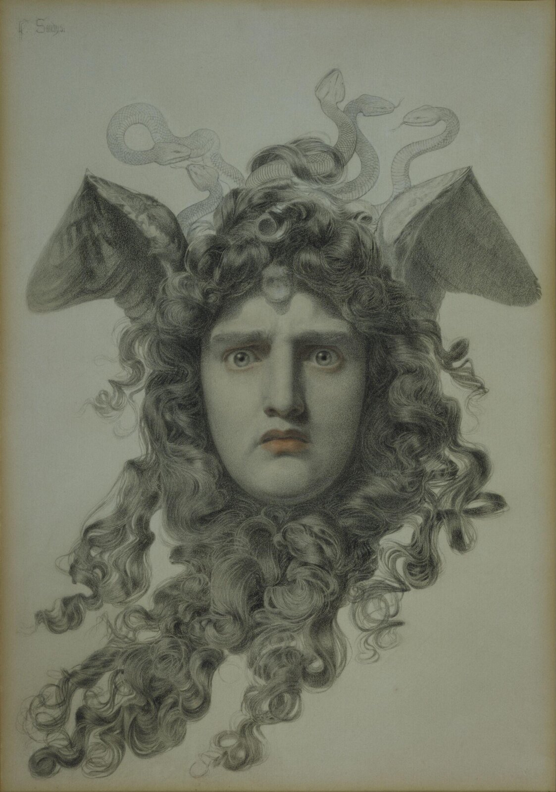 Medusa, Frederick Sandys, ca.1875