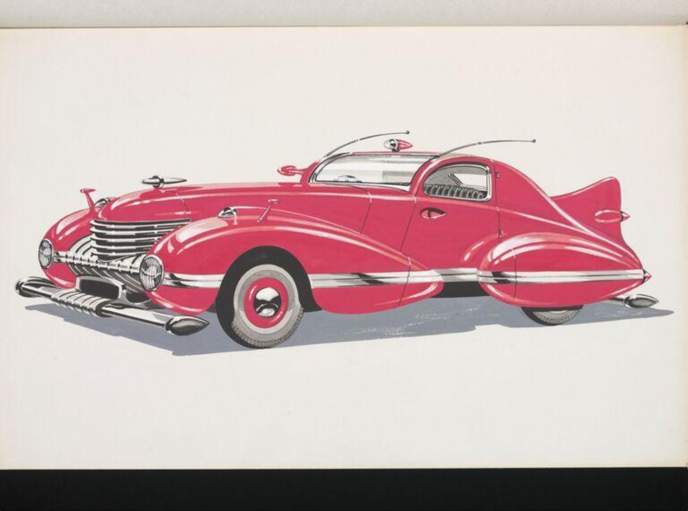 An American car, Wilfrid R. Addey, 1940s
