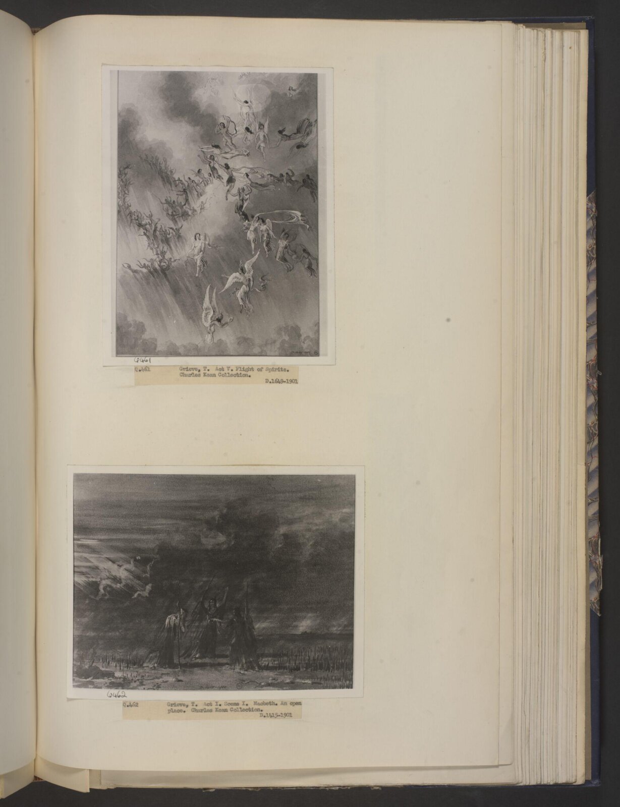 design for Macbeth, Thomas Grieve, 1853-1859