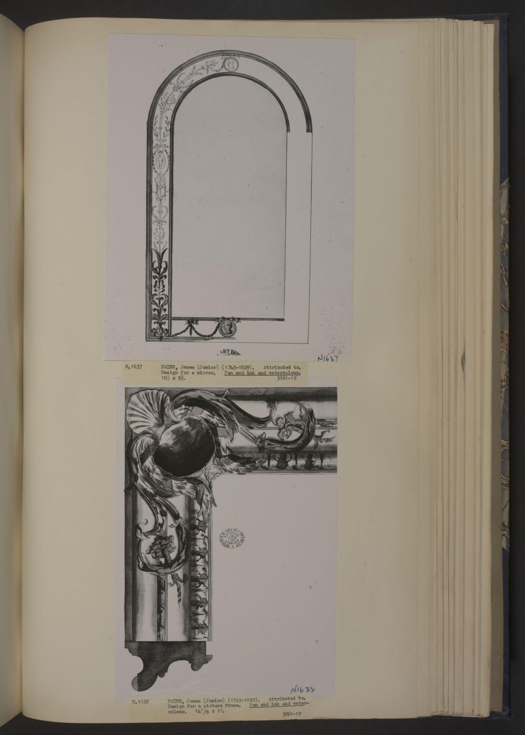 Drawing, william chambers, 18th century