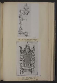 A design for a rococo dressing table which appeared as plate no.118 in The Gentleman and Cabinet-Maker's Director (1762 ed.), Thomas Chippendale thumbnail 1