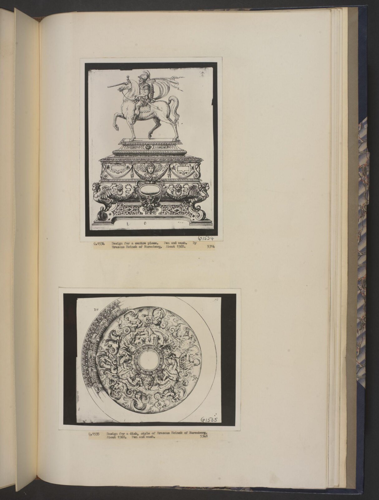 Drawing, Erasmus Hornick, mid 16th century