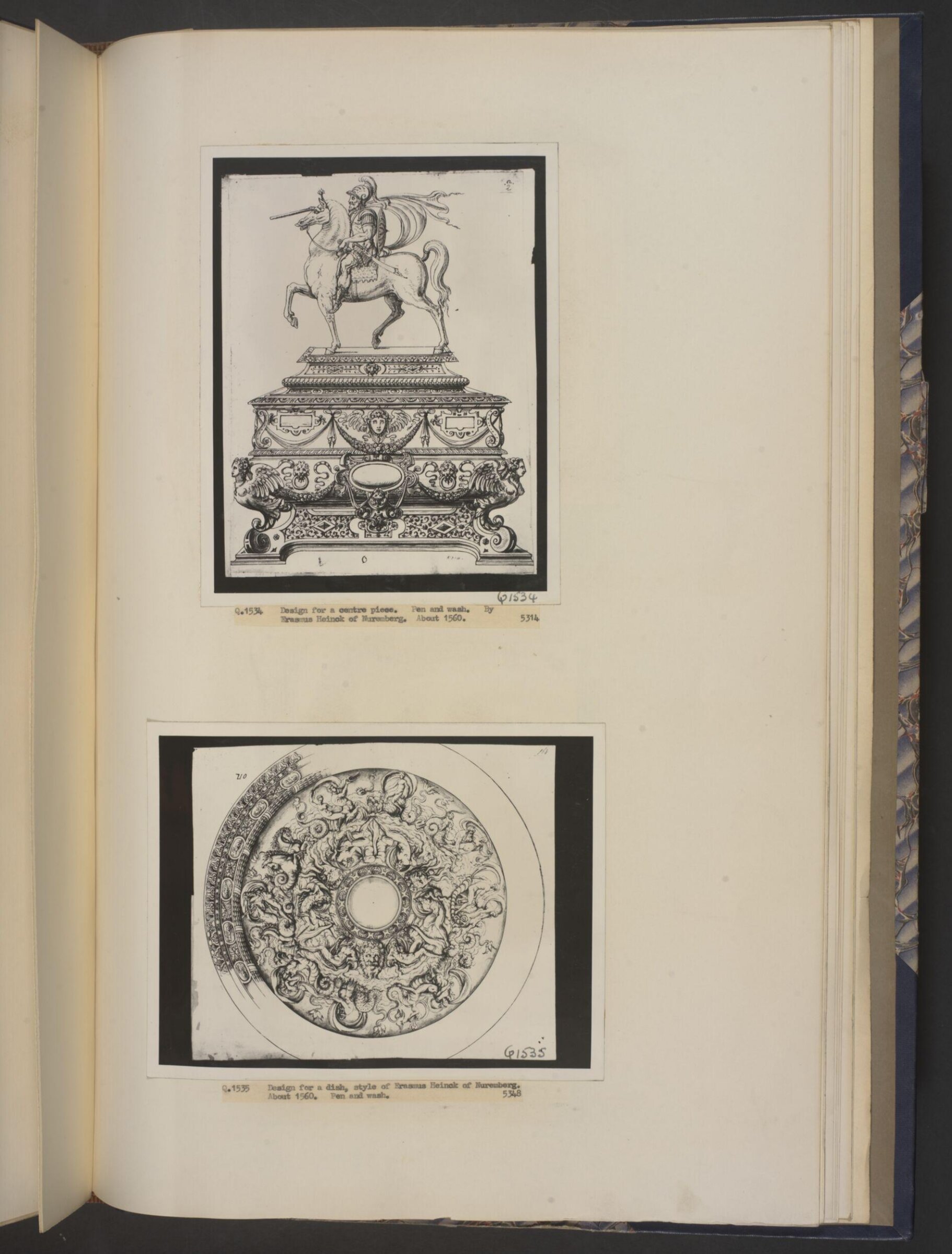 Drawing, Erasmus Hornick, mid 16th century