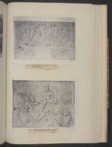 A Bacchic frieze; below, two studies of classical ornament thumbnail 1