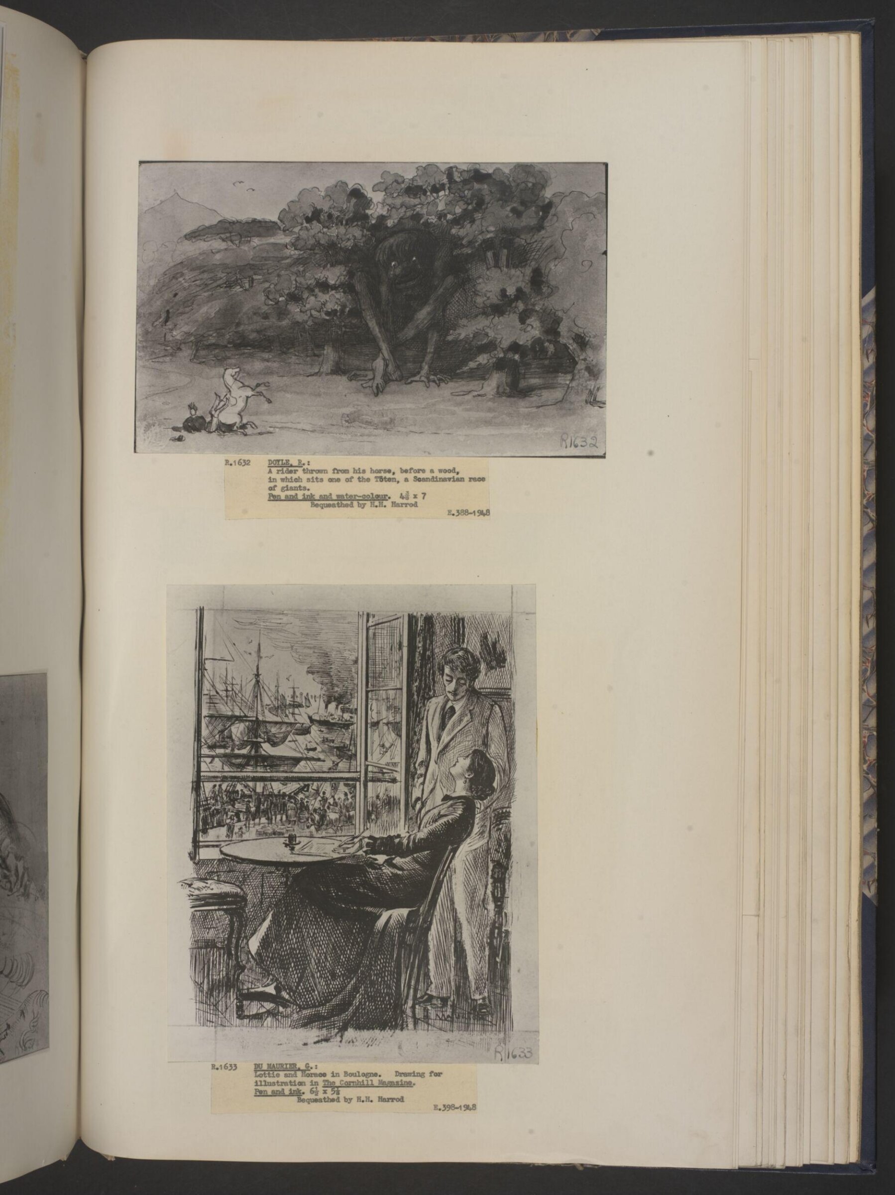 Lettie and Horace in Boulogne, George Du Maurier