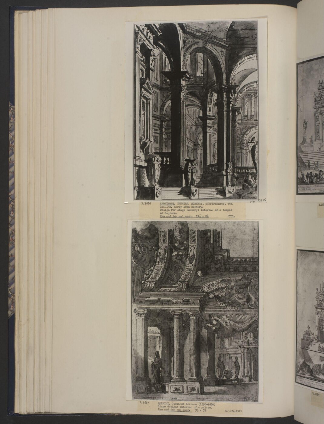 Unknown, Italian stage set design