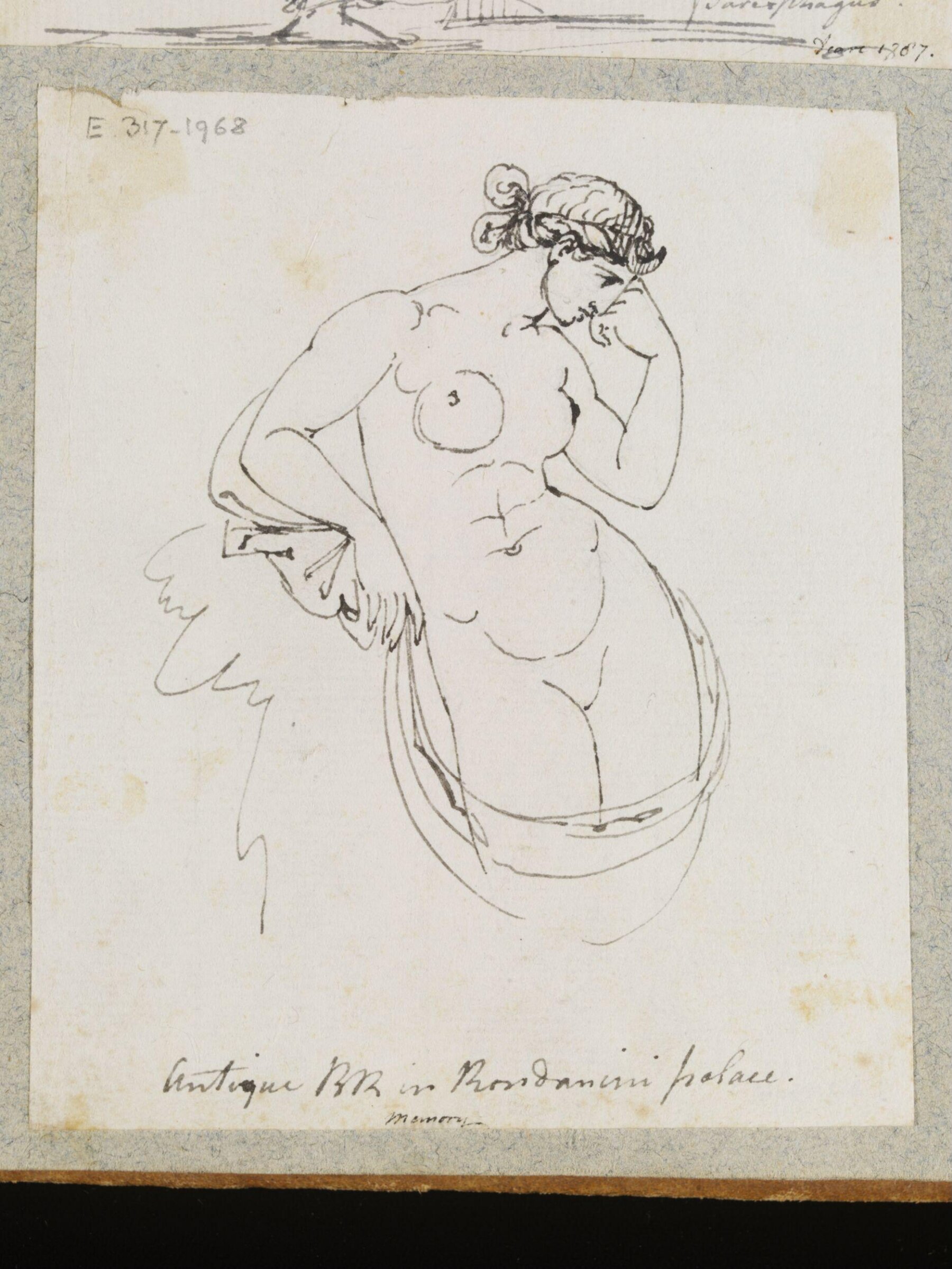 Drawing, John Deare, 1784-1790
