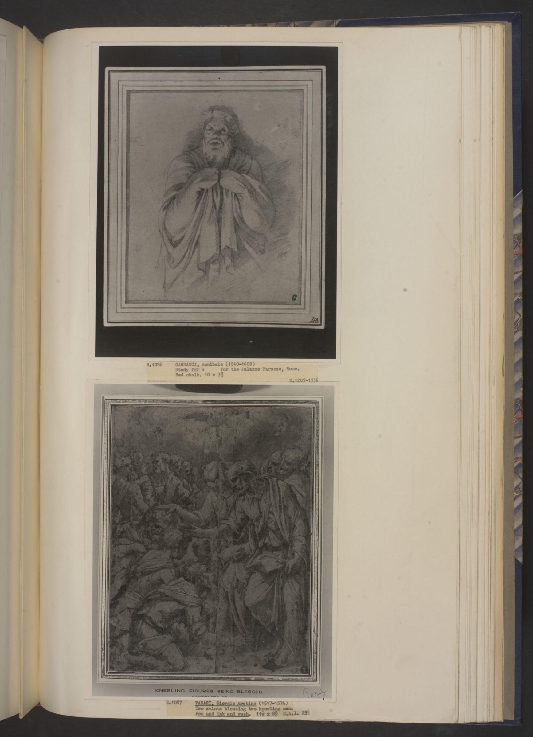 St Peter and St John blessing the people of Samaria, Giorgio Vasari, ca. 1557