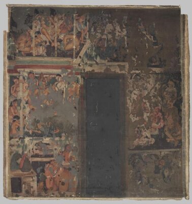 Copy of painting in the caves of Ajanta