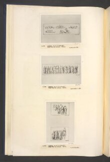 Sheet of studies of dead or wounded roman soldiers: motifs from the Arch of Constantine thumbnail 1