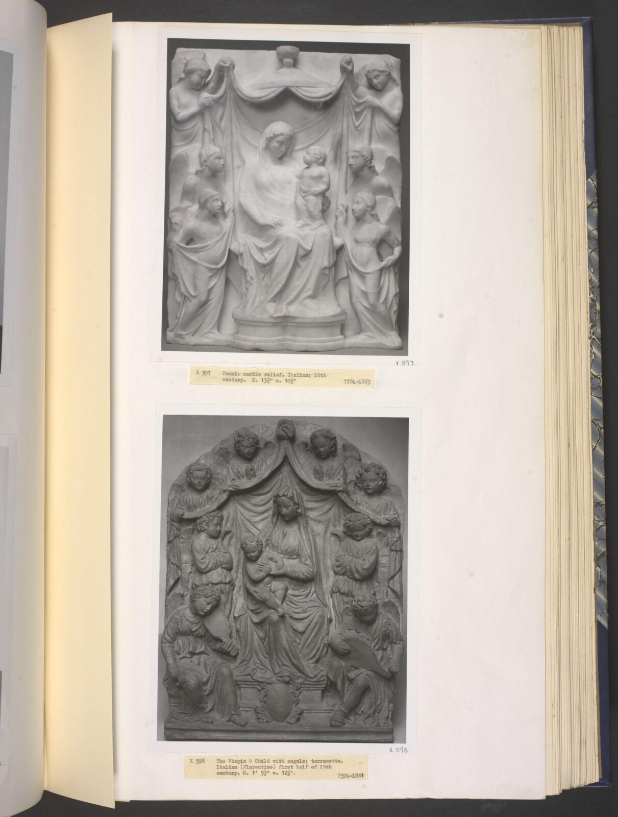 Virgin and Child with six angels, last quarter of the 14th century