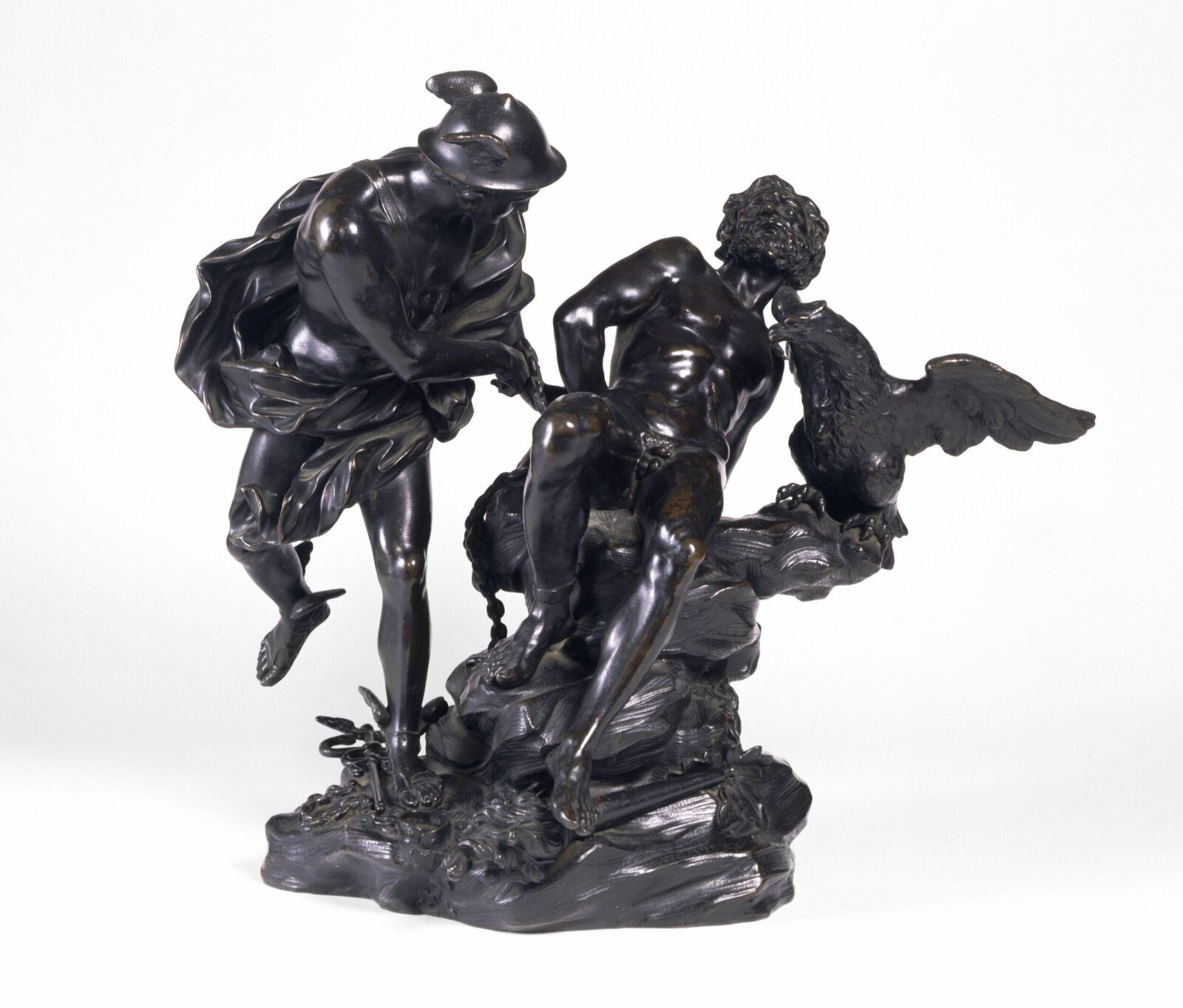 Mercury binding Prometheus, Giovanni Battista Foggini, 1700-1715