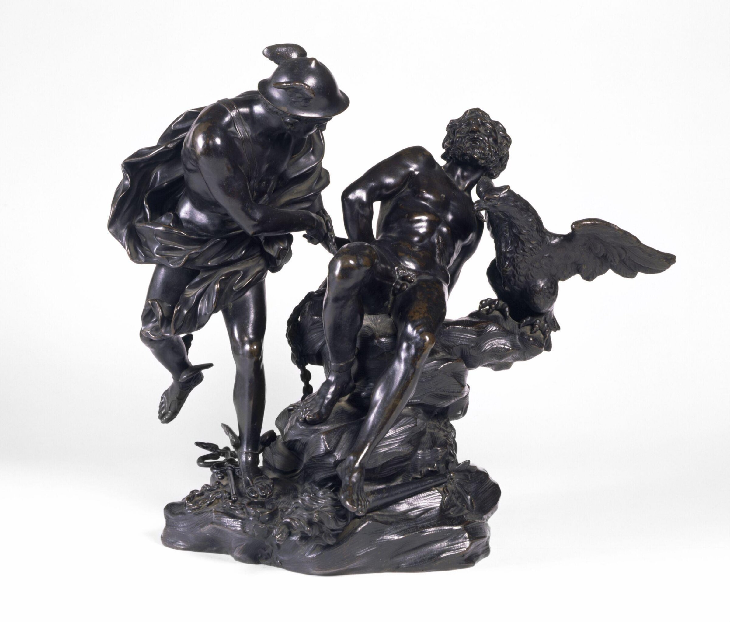 Mercury binding Prometheus, Giovanni Battista Foggini, 1700-1715