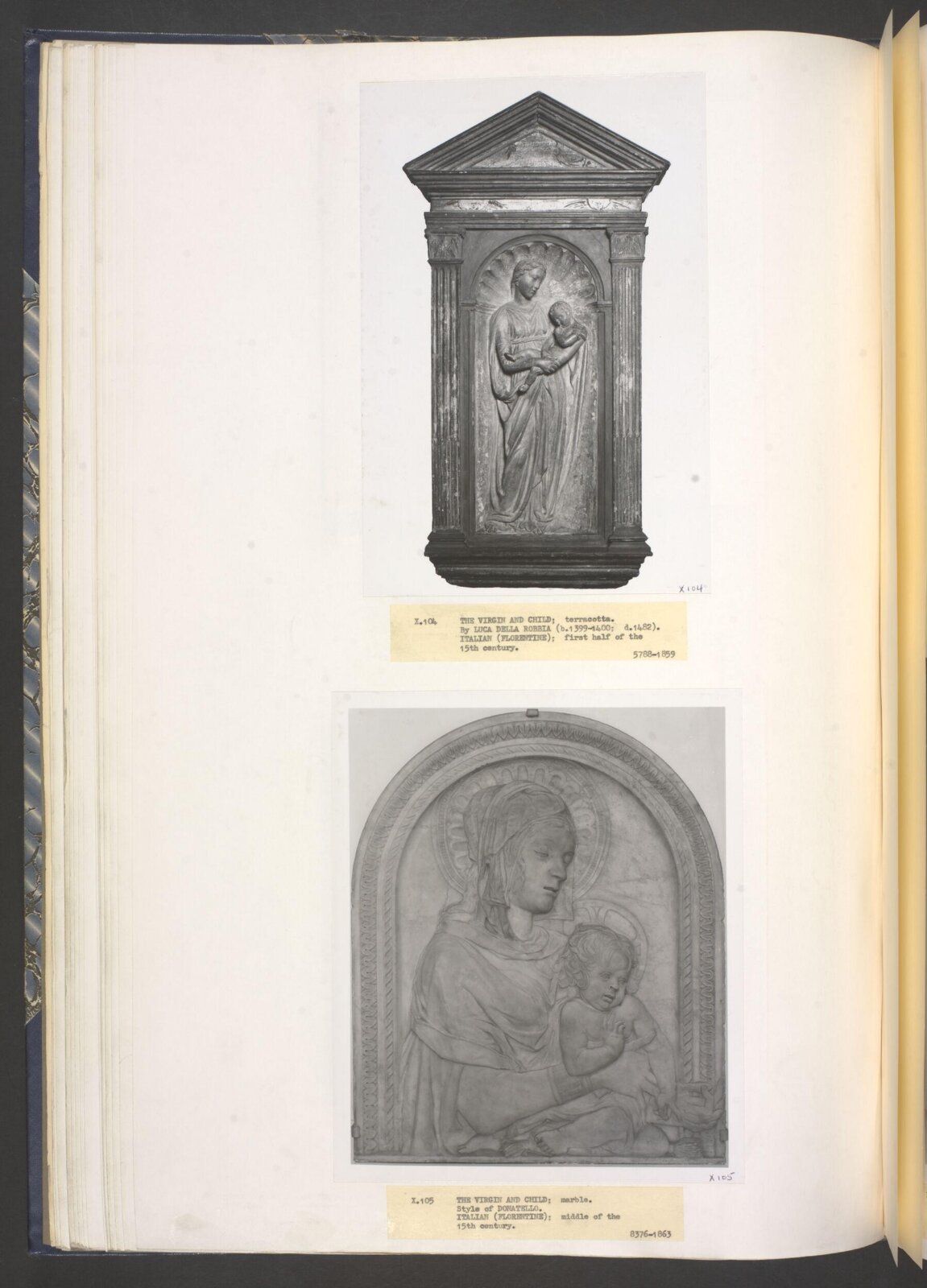 Relief, Luca della Robbia, second half of fifteenth century