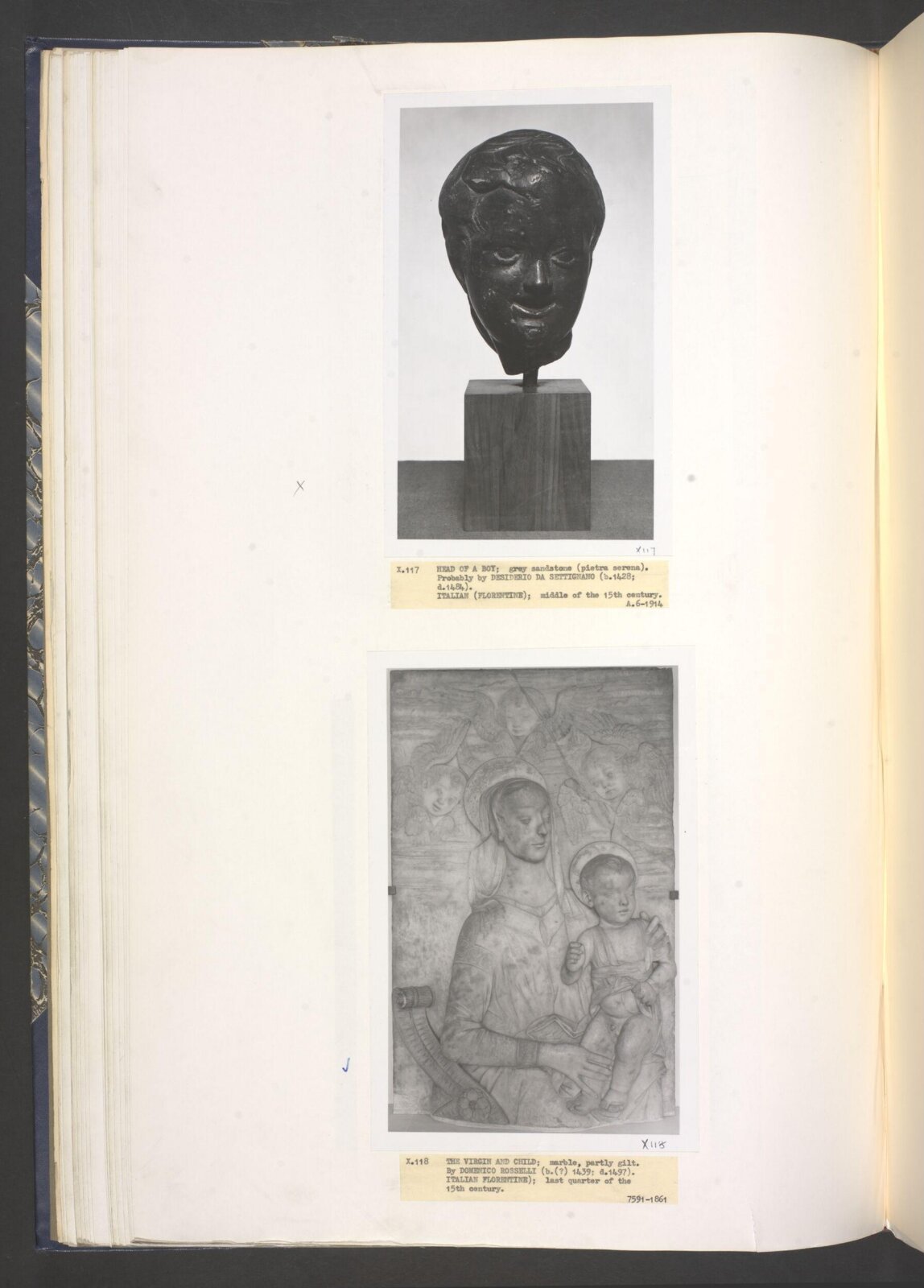 Head, Desiderio da Settignano, fifteenth century