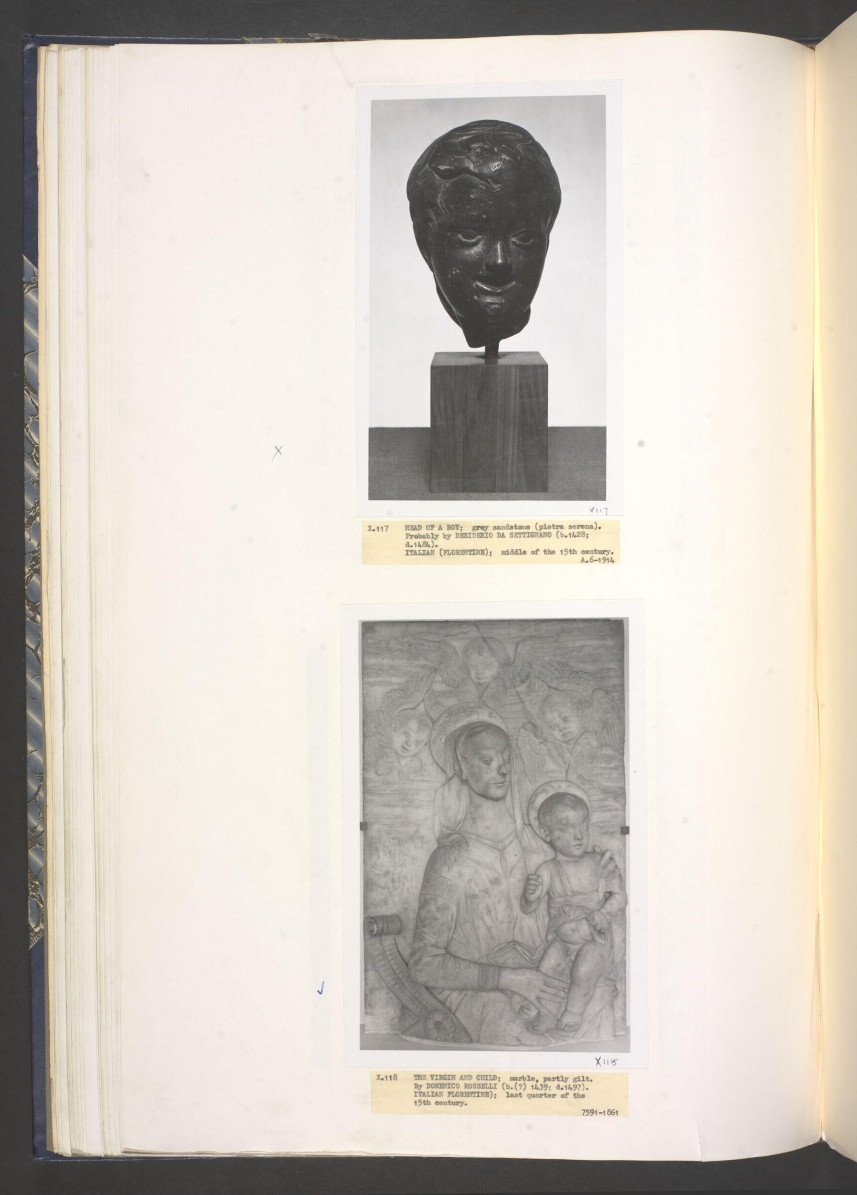 Head, Desiderio da Settignano, fifteenth century