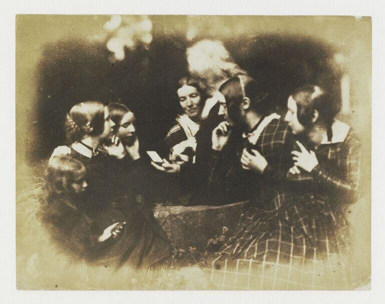 Henning of Paisley, Sculptor and Miss Sophy Finlay, Miss Mary Watson, Miss Francis, Mrs. Orr