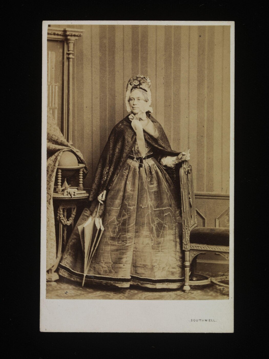Unknown, Portrait of a woman, inscribed 'Mrs. L. L. Grandfather's widow'