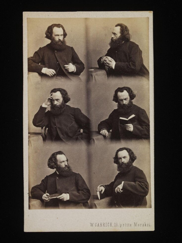 Six views (portraits) of a man, possibly William Carrick top image