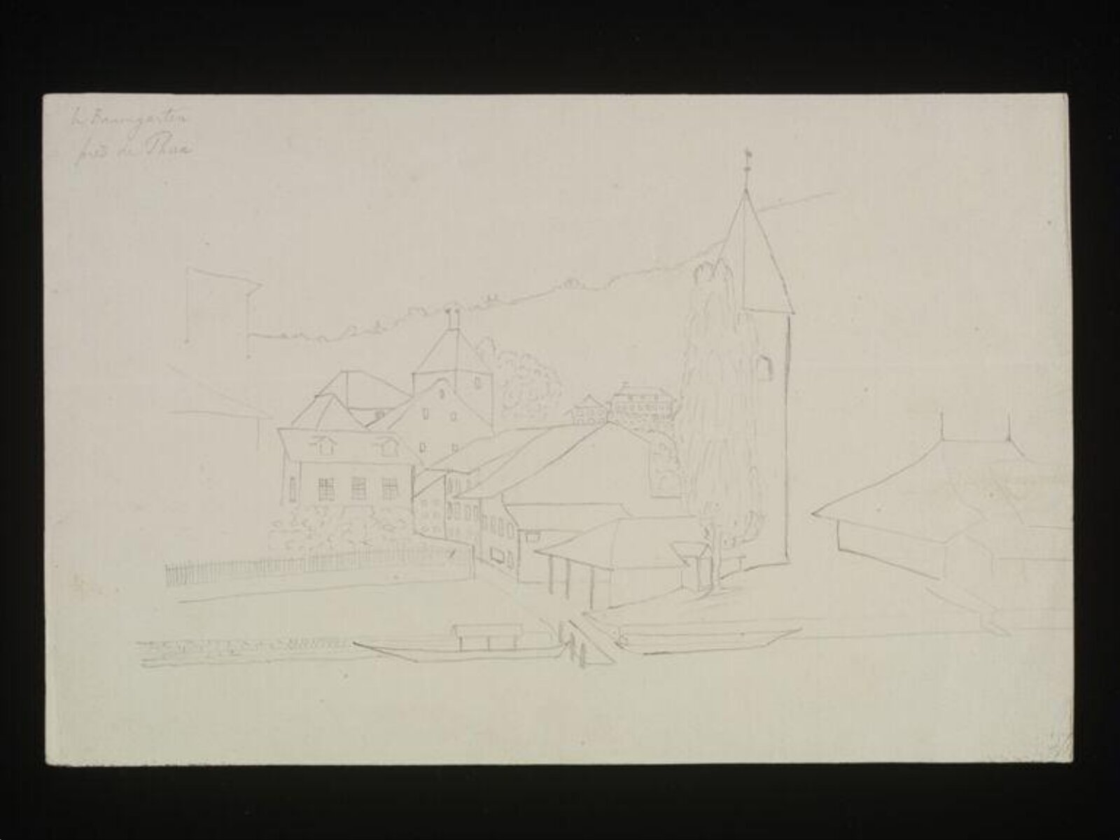 Le Baumgarten près de Thun, William Henry Fox Talbot, 1833