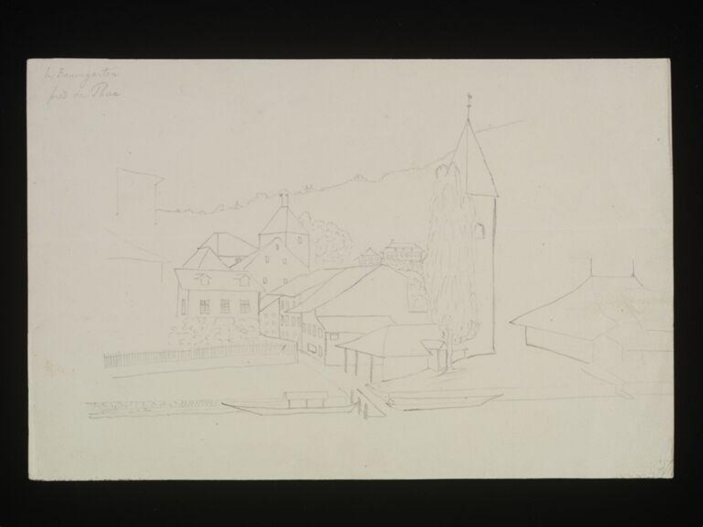 Le Baumgarten près de Thun, William Henry Fox Talbot, 1833