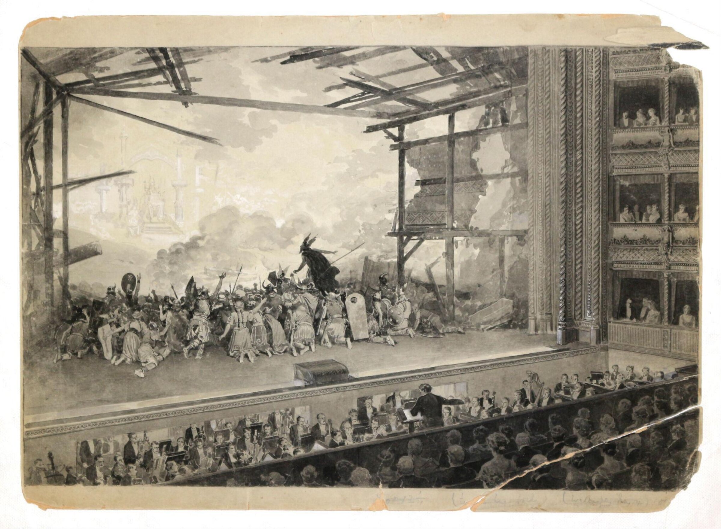 Gotterdammerung, Fortunino Matania, 1913
