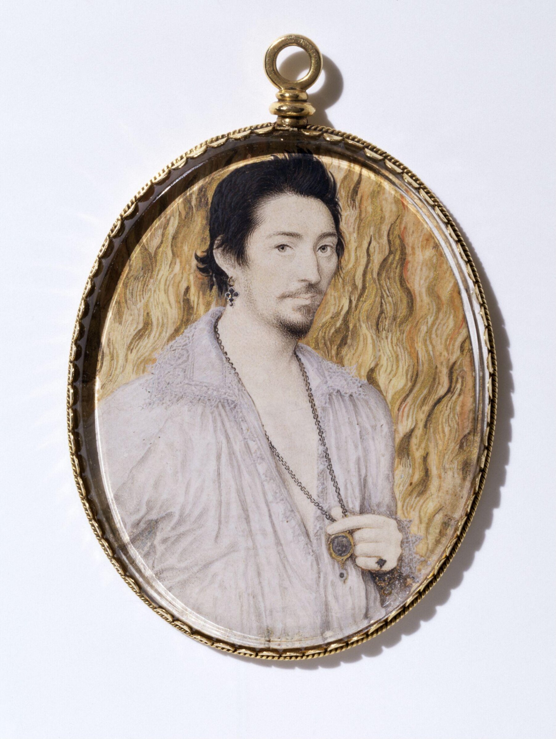 Portrait Miniature of An Unknown Man, Nicholas Hilliard, ca. 1600