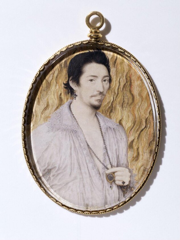 Portrait Miniature of An Unknown Man