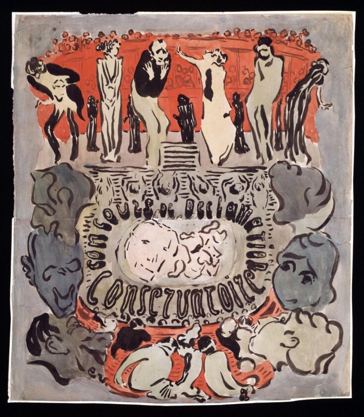 The declamation (La déclamation).