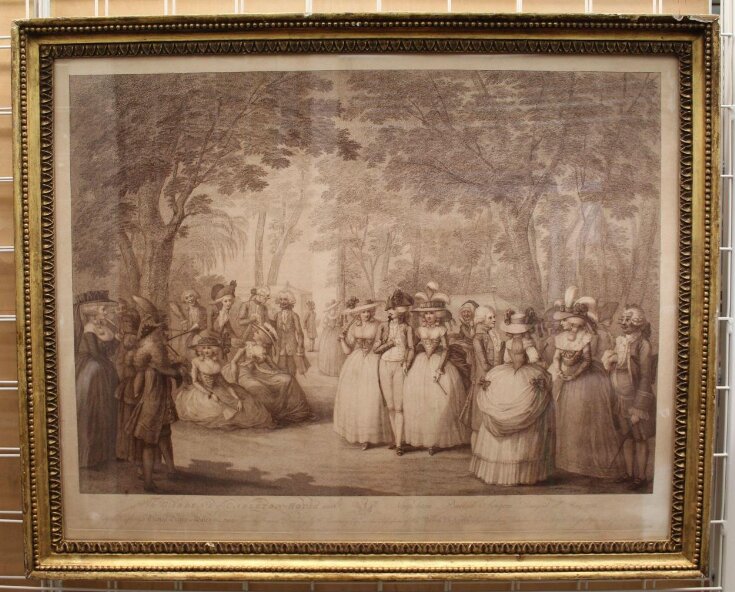 The Gardens of Carleton-House with Neapolitan Ballad Singers top image