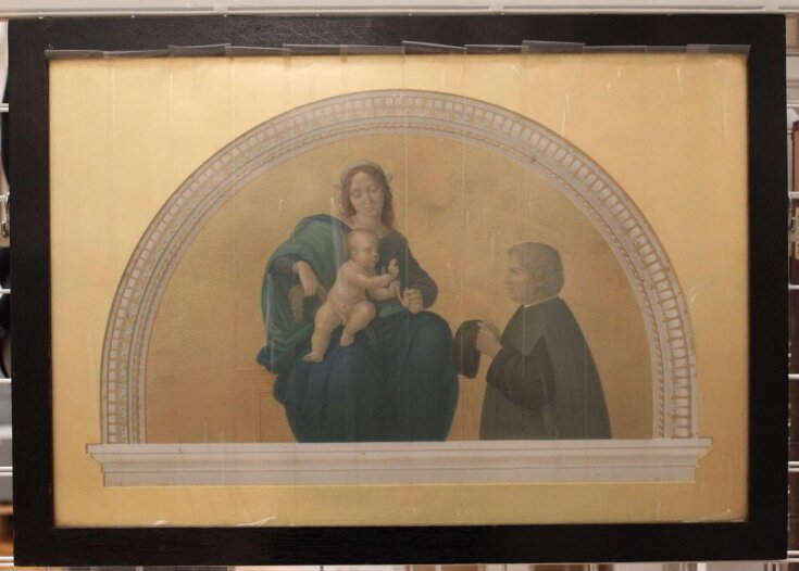Madonna and Child with donor image