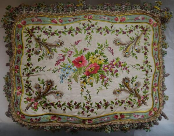 フランスアンティーク 花嫁のハンカチ mouchoir de mariage default.jpg