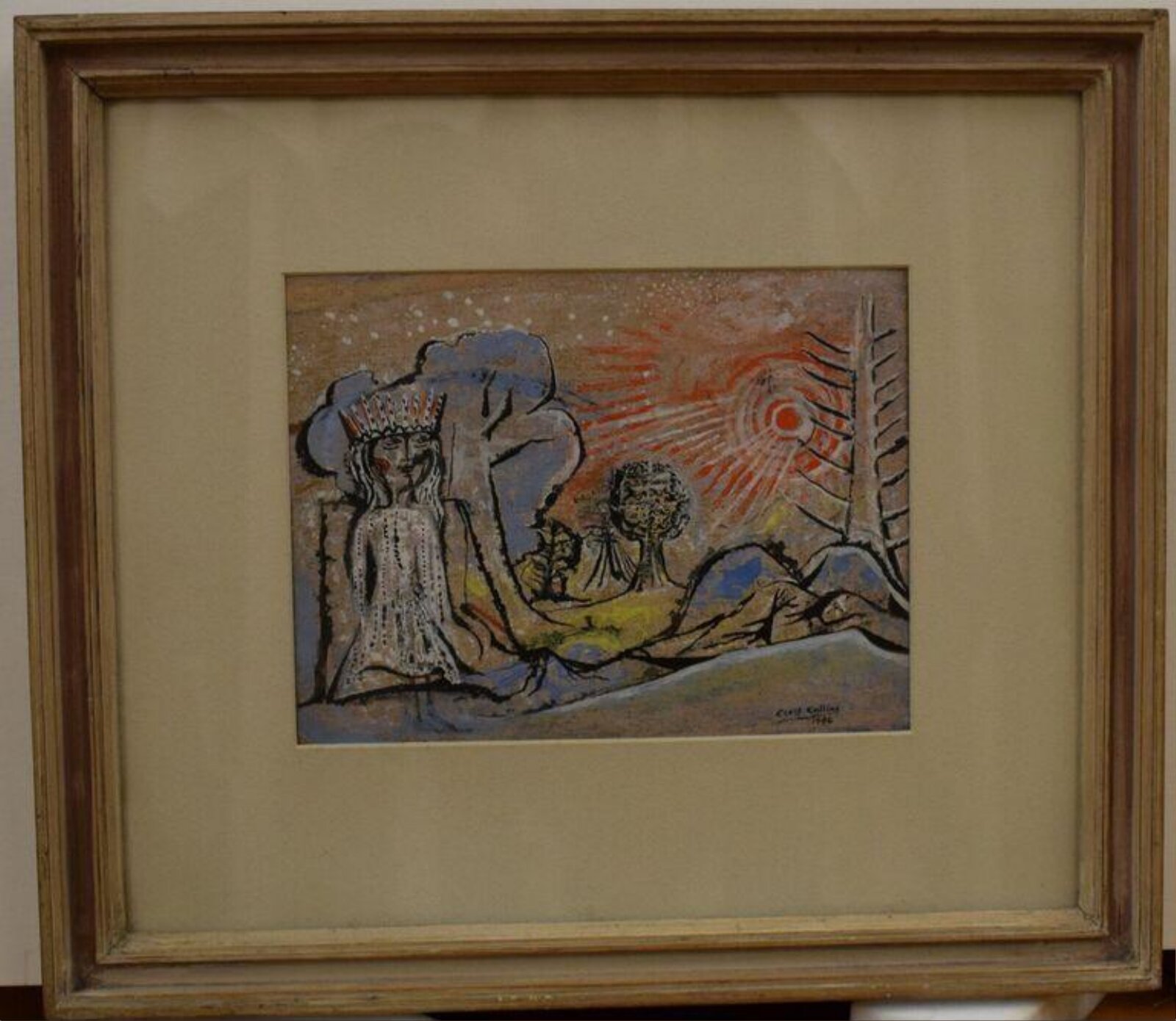The King, Cecil Collins, 1946