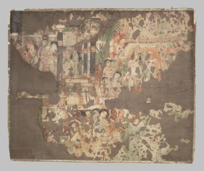 Copy of painting inside the Ajanta caves