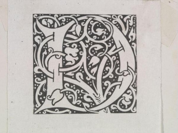 Delmark Letters One of 40 initial letters for Kelmscott Press Publications by William ...