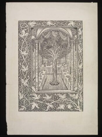 Illustration to books published by The Kelmscott Press