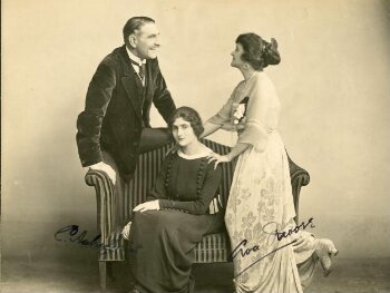 Eva Moore and C. Aubrey Smith