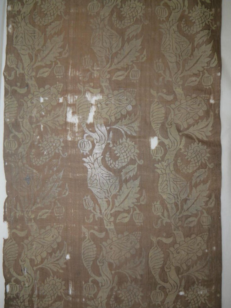 Printed silk top image
