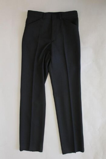 Mens Original Vintage 70s Farah Stay Press Trousers Grey Size 28 | eBay