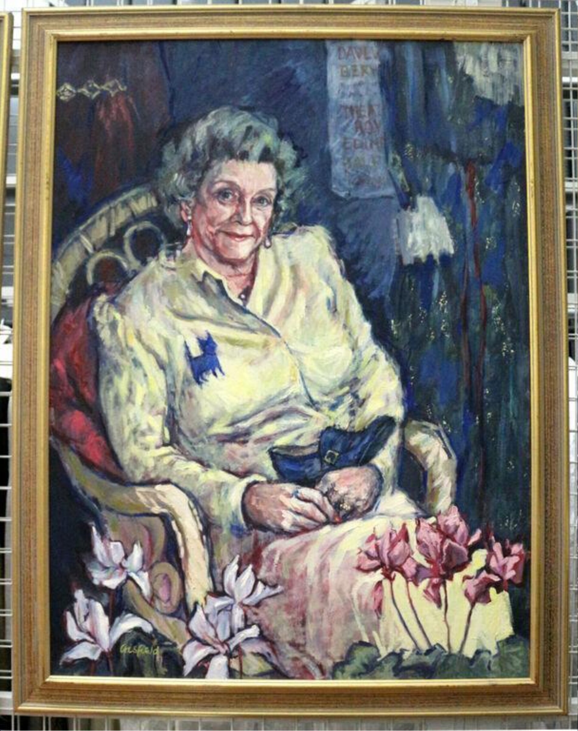 Portrait of Beryl Reid, June Crisfield Chapman, 1991