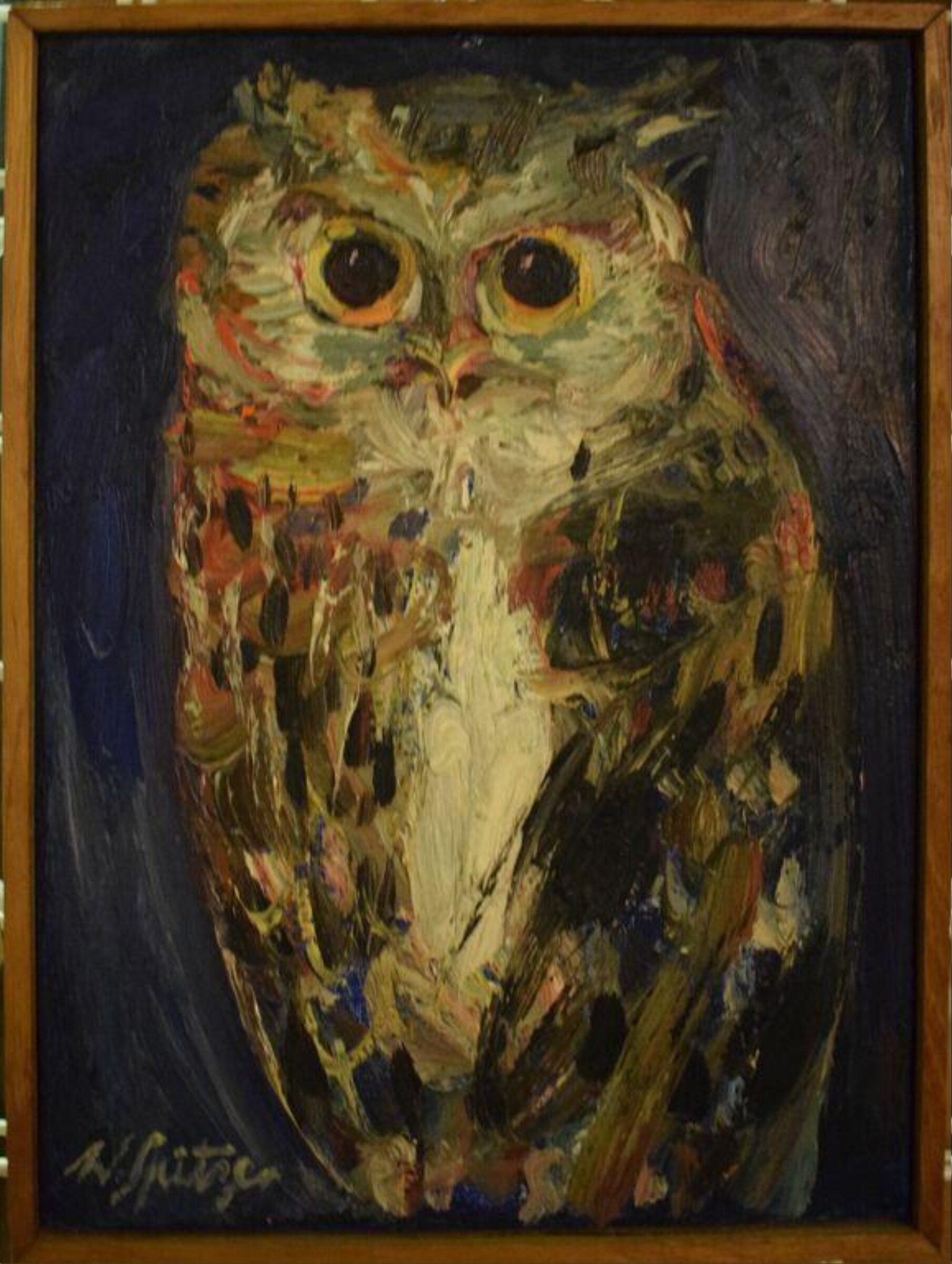 Painting, Walter Spitzer, mid 20th century